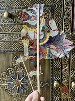 Marionnettes de théâtre d’ombre Nang Talung – Artisanat thaïlandais traditionnel # 754