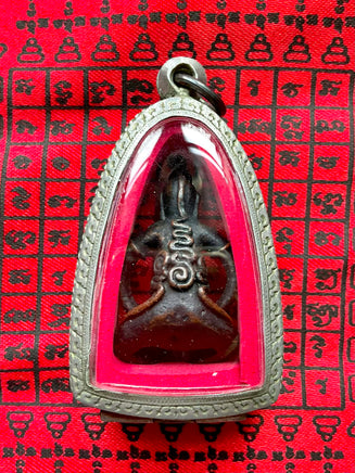 🔱 Amulette ancienne de Phra Ngang – Bronze rituel cambodgien (XXe siècle) # 811 Magic of the Buddha