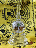 Lot de reliques du très vénérable Kruba In Intho (1902–2003) – Wat Kanthawas # 784 Magic of the Buddha