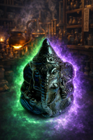 ✨ Statuette Phra Pikanet Look Aum en alliage alchimique Mekkapat # 726