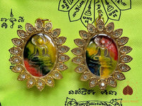 Amulette Bouddha Phra Somdej en Céramique Multicolore # 685 Magic of the Buddha