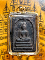 Amulette Phra Somdej en bois sacré noir Mae Phaya Niew Dam  # 872