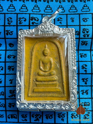 Amulette Phra Somdej Pok Deng et Phra Sanghajai Natchaléti – Luang Phor Phina (Wat Sanom Lao) # 672 Magic of the Buddha