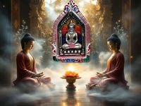 Phra Khunpen Mahasané – Amulette de charme du Très Vénérable Luang Phor Path (édition limitée #13/499) # 557 Magic of the Buddha