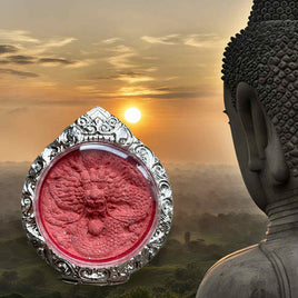 Amulette Chinoise Dragon Rouge – Édition Duangtra Sawan # 574 Magic of the Buddha