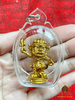 Amulette Hanuman Ruay Pan Lan – Forme Enfantine – Bénédiction de Fortune par Luang Phor Path (Wat Huay Duan) # 666