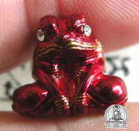 Kop Kin Duean frog amulet - Venerable Kruba Chaya Pathapi. #105