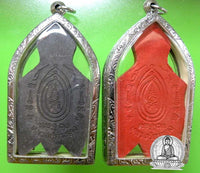 Large three-faced Lersi amulets - Wat Khao Lem # 130