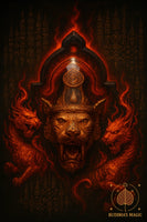 Lersi Tiger Mask Amulet - Most Venerable LP Saen. #186