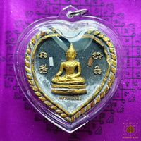 Luang Phor Tanjai and Phra Pikanet Ganesh Double Sided Amulet - Wat Phratat Doi Kham #838