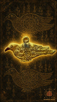 Amulette de fortune Oiseau Salika Pak Daeng - Très Vénérable LP Ruay # 866