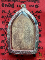 Amulette Indra sur Airavata avec perle verre alchimique # 815 Magic of the Buddha