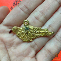 Amulette de fortune Oiseau Salika Pak Daeng - Très Vénérable LP Ruay # 866