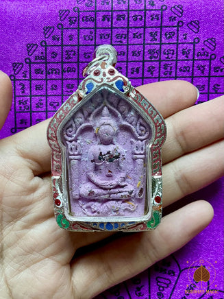 Amulette Phra Khunpen et Hanuman - Vénérable Phra Itthiyano du Wat Amphawan Chetiyaram # 806 Magic of the Buddha