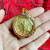 Médaille du héro Phan Thai Norasing consacrée en 2006 par Phra Kru Jaopor # 701