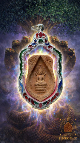 Amulette du Bouddha Phra Nak Prok – Très Vénérable Luang Phor Boontham du Wat Sarakrabueang # 782 Magic of the Buddha