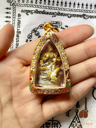 Amulette Phra Phrom Brahma – Très Vénérable Luang Phor Dooh du Wat Sakai # 741 Magic of the Buddha