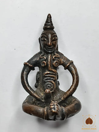 🔱 Amulette ancienne de Phra Ngang – Bronze rituel cambodgien (XXe siècle) # 811 Magic of the Buddha