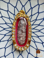 Amulette Shiva Lingam en pierre relique Hin Khao San des grottes sacrées de Khao Sam Roi Yot # 704