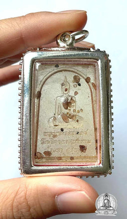 Amulette Phra Somdej avec pierres reliques Phratat - Vénérable Phra Luang Thudong. # 248 - Magic of the Buddha