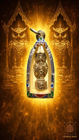 Amulette Phaya Nok Thuet Thue Chouette Sacrée - Wat Pak Klong Makham Thao # 827 Magic of the Buddha