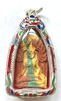 Multicolored Phra Khunpen Charm Amulet – Venerable Phrakru Sophon Thamwichit. #579