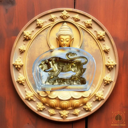 🐯 Amulette tigre Phayak Khao Burapha - Très Vénérable Luang Phor Boonma Chotithammo # 840 Magic of the Buddha