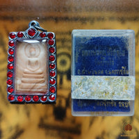 Rare amulette Phra Somdej en pierre sacrée Hin Phratat - Très Vénérable Luang Phor Koon Parisutho # 859