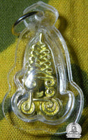 Amulette cerf et stoupa de Bodhgaya - Temple du Très Vénérable LP Pern. # 24