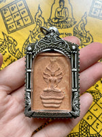 Amulette Phra Naphok bénie par Luang Phor Niew (Wat Thong Khayang, Suphanburi) # 596