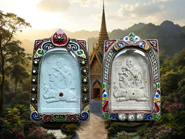 Amulette de Luang Phor Koon sur un éléphant – Wat Werurachin. # 583