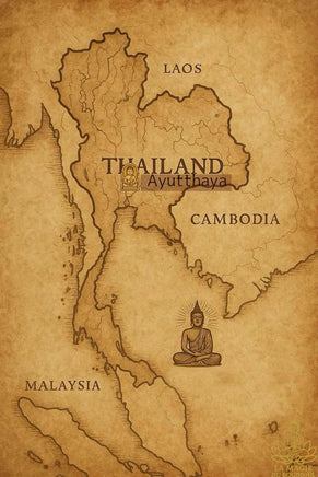 Autel portatif des Lersi consacré par Luang Phor Men du Wat Nat Thang Nok # 808 Magic of the Buddha