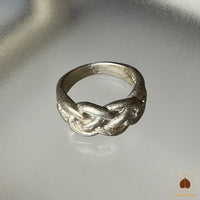 Sacred braided ring Khuman Thong Ae Kai from Wat Chedi Nakhon Si Thammarat # 869