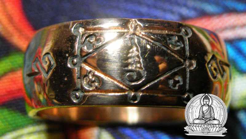 Bague Neelam Aghori - Bague De Pouvoir Et Protection Spirituelle, Style Mystique