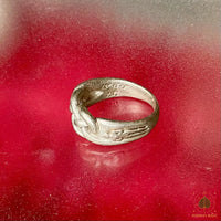 Sacred braided ring Khuman Thong Ae Kai from Wat Chedi Nakhon Si Thammarat # 869