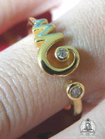 Bague Yant Unalome - Très Vénérable LP Taweesak. # 74 - Magic of the Buddha