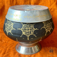 Lot rituel authentique de Luang Phor Dooh — Bol Nam Mön et aspersoir originaux des années 80 # 650