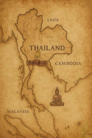 Bougie sacrée de fortune Tian Bucha Séti Tang Ah - Wat Ratchanadaram # 667