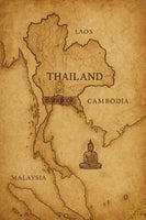 Tsa Tsa Manjushri en céramique verte – Wat Bhoman Khunaram # 849 Magic of the Buddha