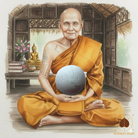 🔮 Look Aum Phong Puthakhun Itije – Bille de consécration sacrée de Luang Phor Dooh # 719