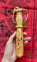 Pilon sacré Sak en bois de jacquier – talisman thaï ancien (~30 ans) # 691