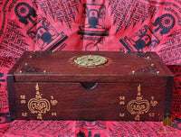 Boîte rituelle de recharge et protection pour amulettes – Yant Mahamongkhön et Yant Gao Yot # 809 Magic of the Buddha