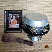 Lot rituel authentique de Luang Phor Dooh — Bol Nam Mön et aspersoir originaux des années 80 # 650