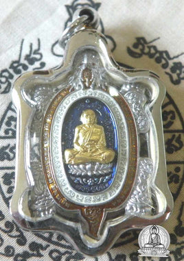 Médaille tortue dragon du Wat Tham Singtho Thong.