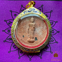 Amulette Phra Pikanet et Bouddha debout Luang Phor Yai – Phra Pathom Chedi # 773 Magic of the Buddha