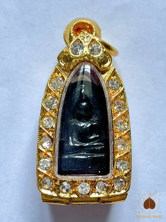 Amulette du Bouddha en Lek Lai Nam Rong – Très Vénérable Luang Phor Oun du Wat Tankong # 814 Magic of the Buddha