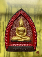 Tablette votive peinte du Bouddha Luang Phor Sothorn du Wat Pheut Nimit (première édition) # 861