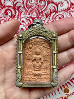 Amulette du Bouddha Maitreya – Style Dvaravati – Stupa de Phratat Na Dun (2006) # 607