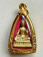 Phra Kling amulet of the Buddha in the teaching mudra – Wat Sri Sathong (late 1990s) # 616