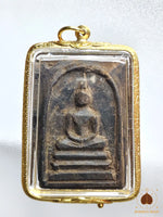 Amulette Phra Somdej en bois sacré noir Mae Phaya Niew Dam  # 872